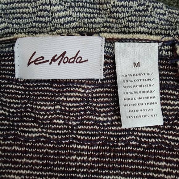 Le Moda Southwestern Aztec Print Multi-Color Cardigan | Women's Medium - Picture 10 of 12